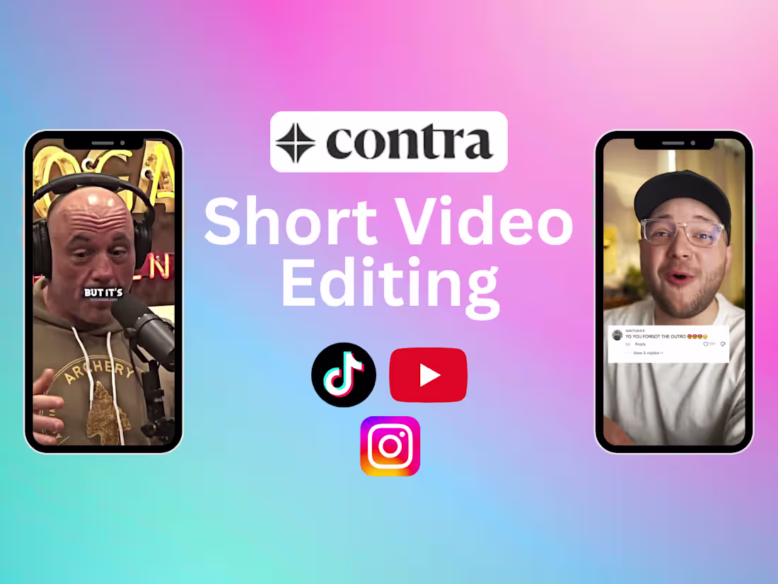 Cover image for Pack of two Short 9:16 Video Editing. Same-day delivery service!