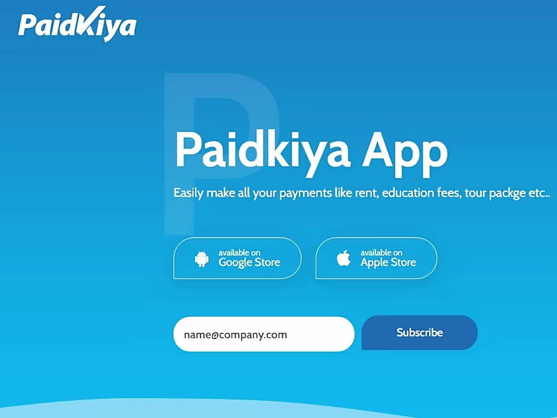 Cover image for Paidkiya Digital Payment Platform - Web Development 