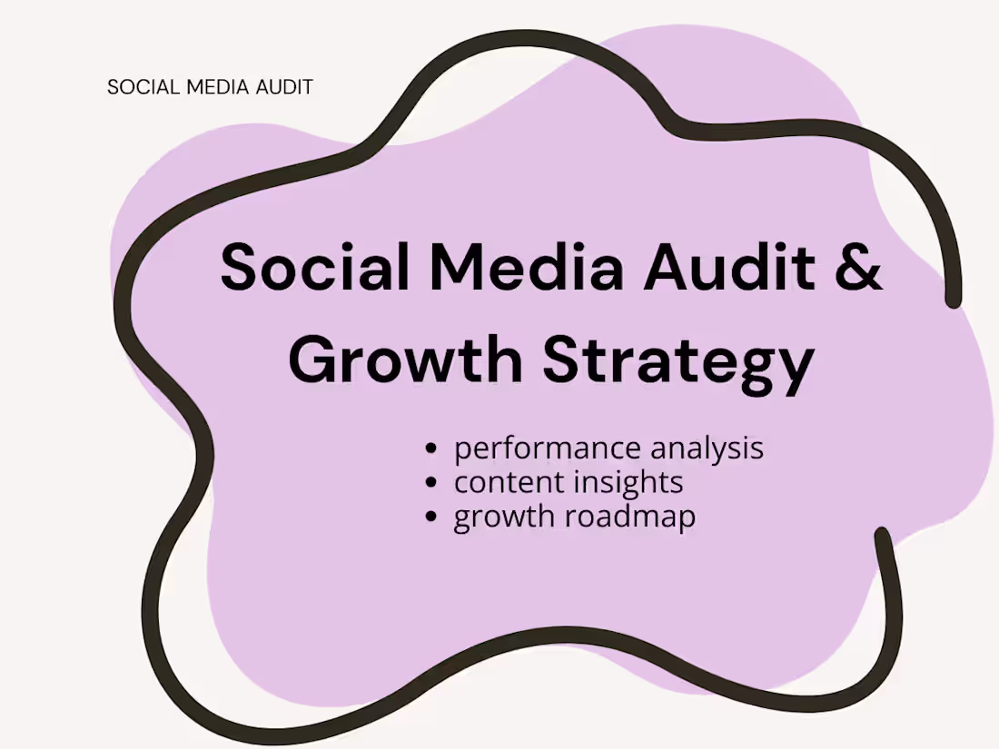 Cover image for Social Media Audit & Growth Strategy