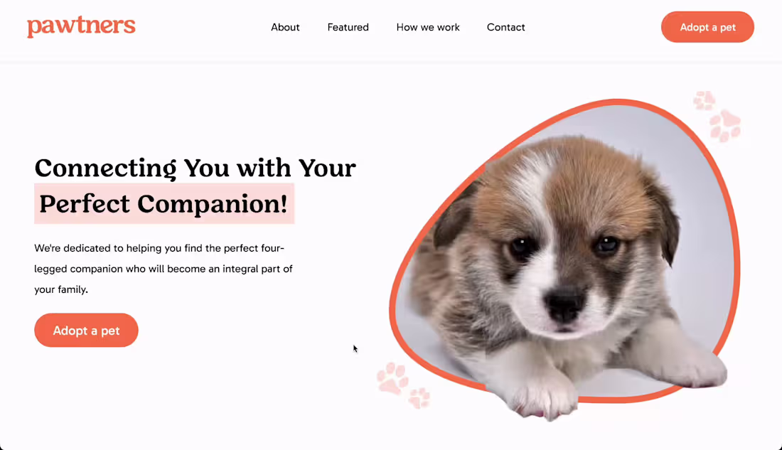 Cover image for Pawtners: A pet adoption web application