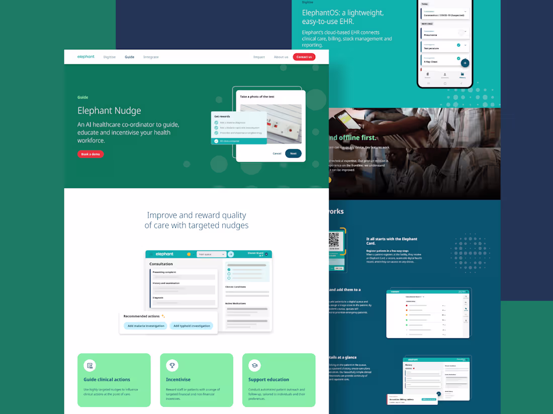 Cover image for Elephant Healthcare | Partnering with governments to digitise a…