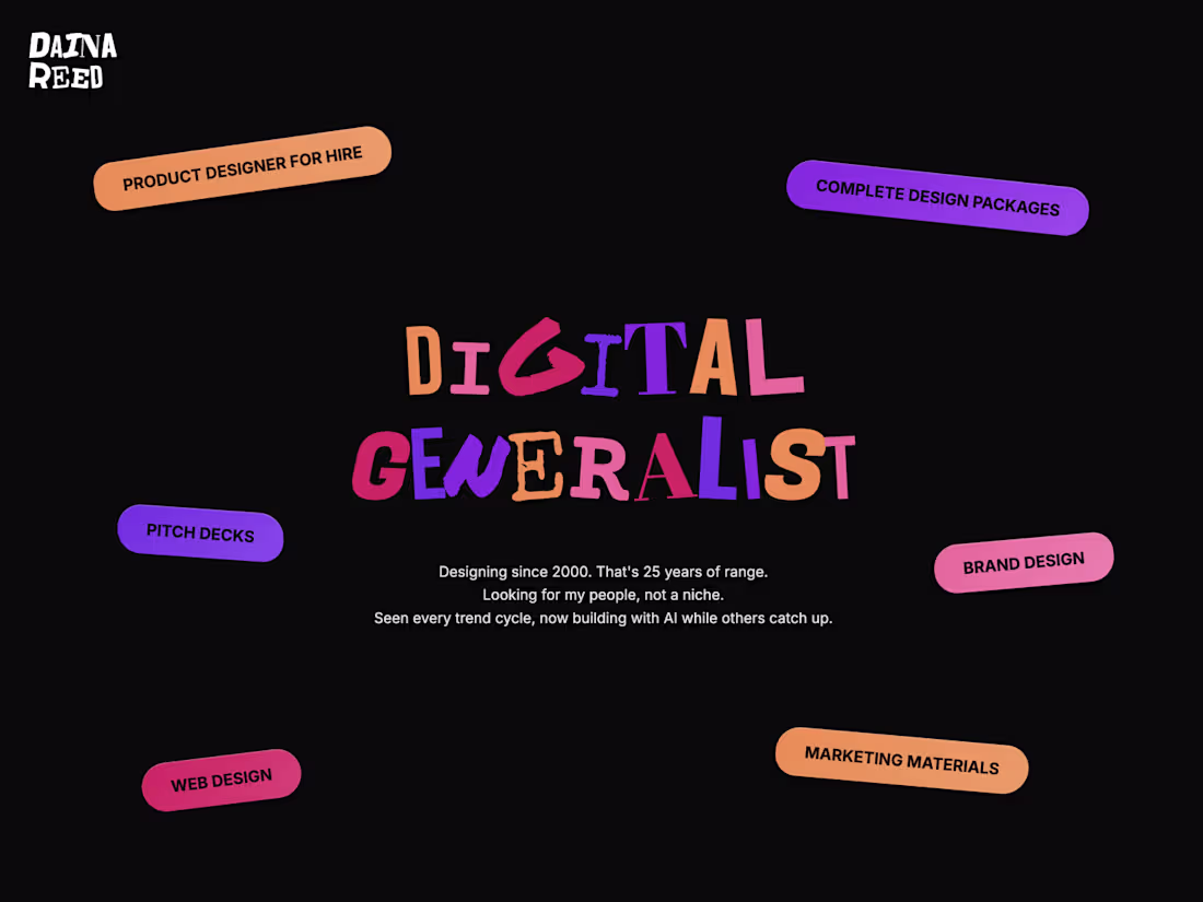 Cover image for Personal Portfolio Hub - Ransom Note Aesthetic