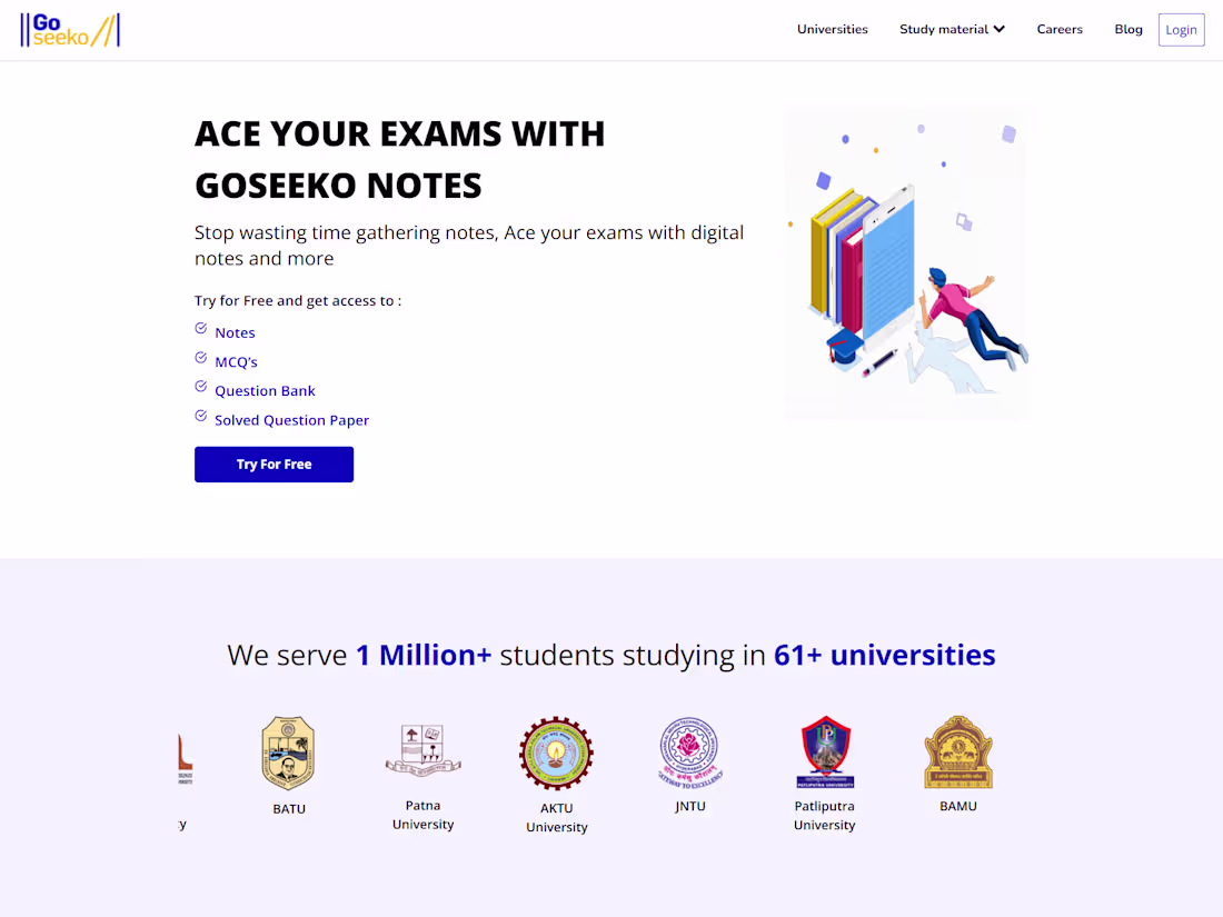 Cover image for Go seekho