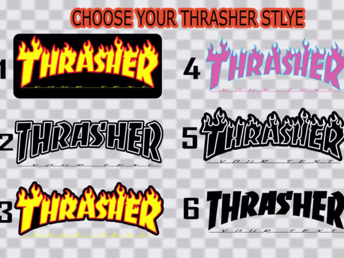 Cover image for I will make custom thrasher logo and other brands
