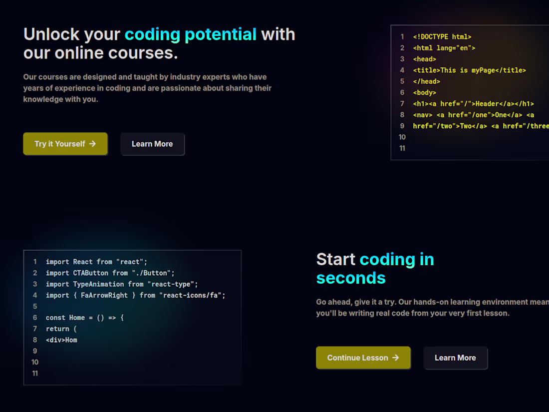 Cover image for Ed-Tech platform built using the