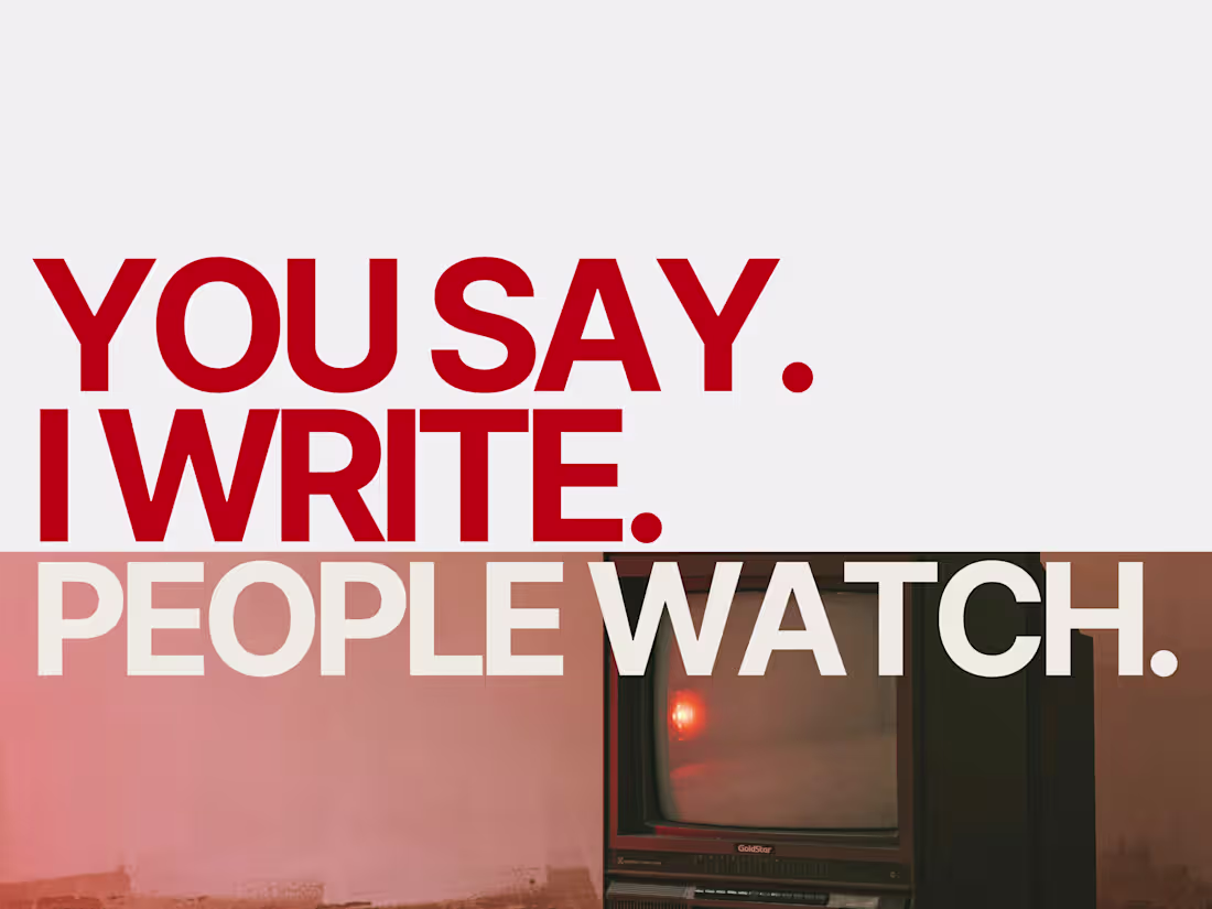 Cover image for Win over your audience with a professional script 🎥📝