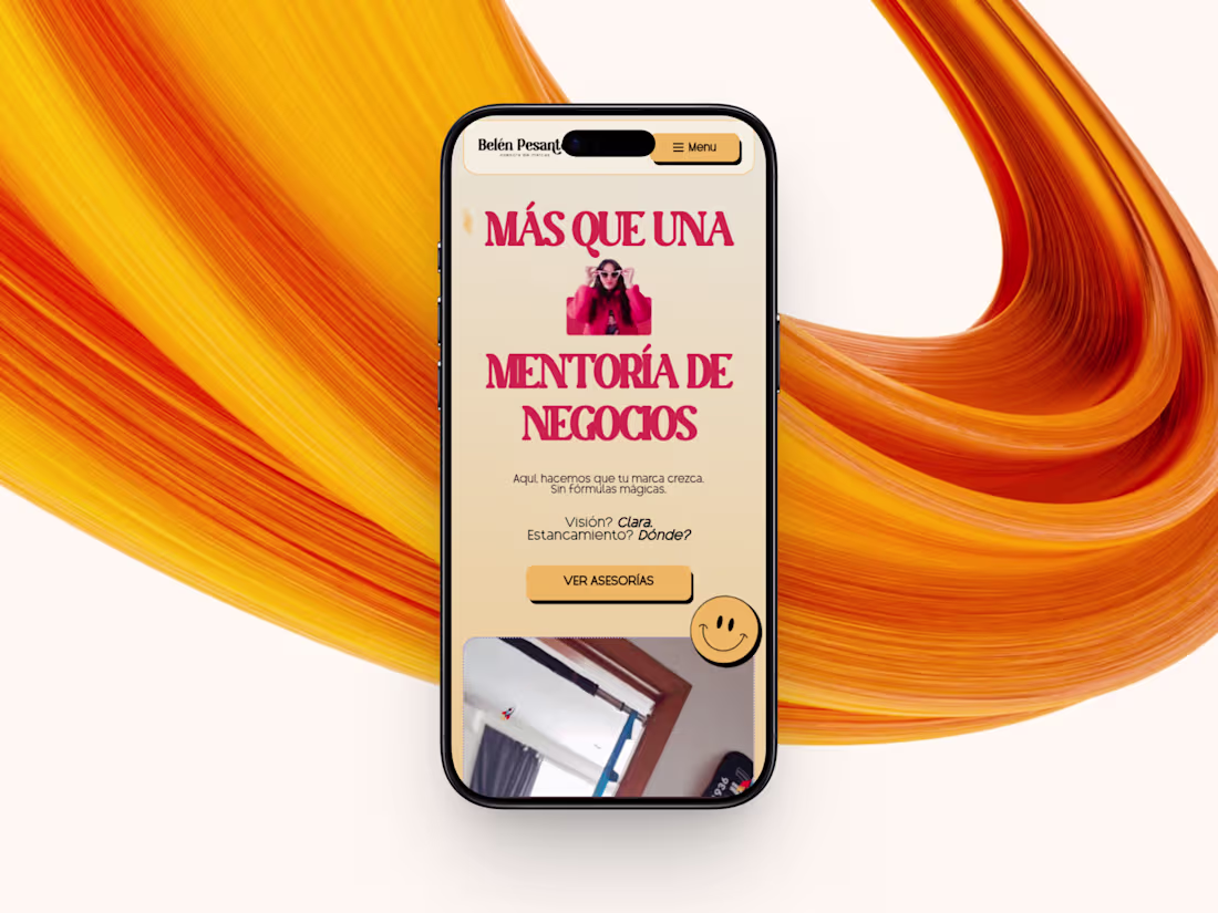 Cover image for Belen Pesantes Website Redesign