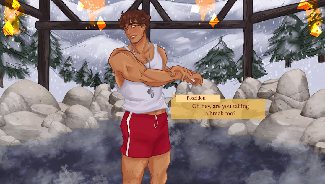 Cover image for Indie Visual Novel-Hotel Mount Olympus