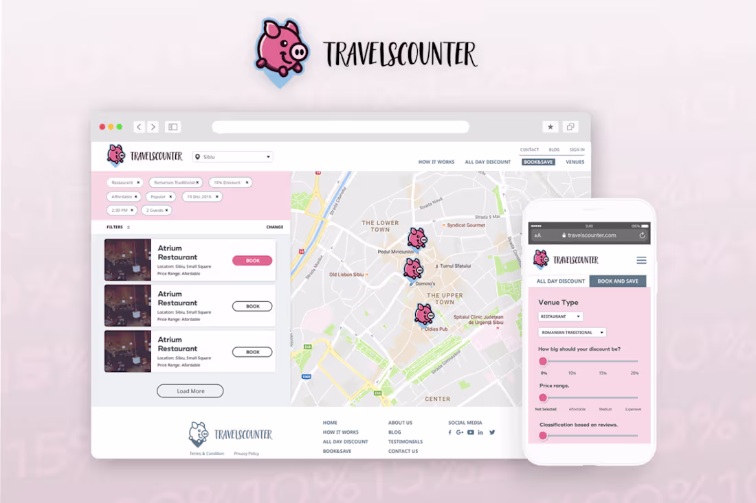 Cover image for Travelscounter - Restaurant Discounter