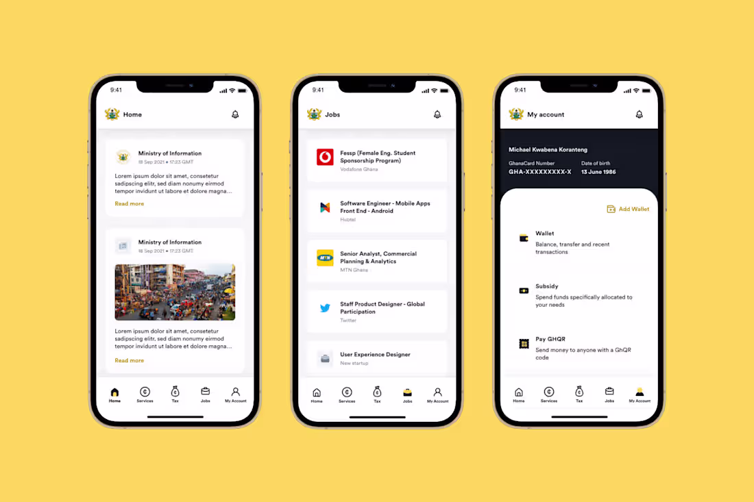 Cover image for Ghana.GOV Mobile App