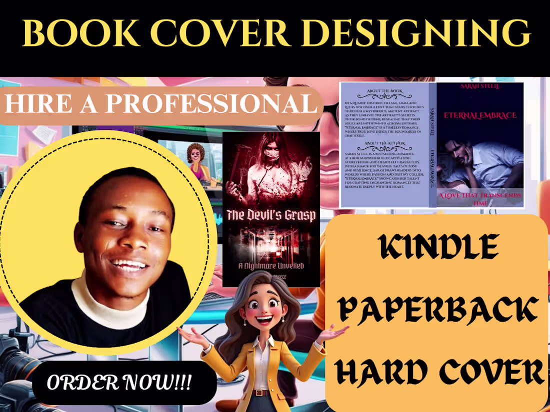 Cover image for I will design engaging book cover design that captures mind