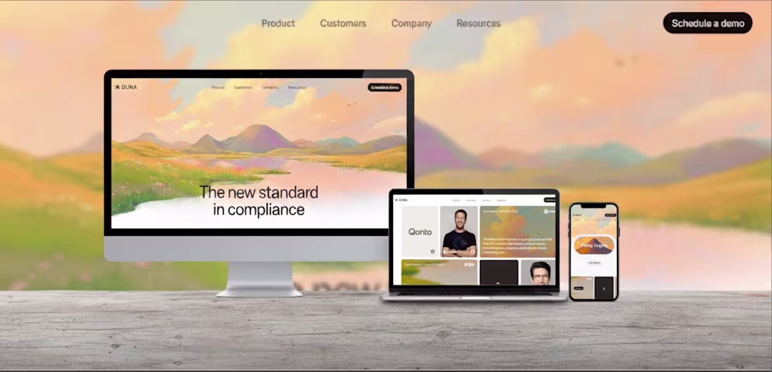 Cover image for DUNA Website Redesign for Compliance Technology