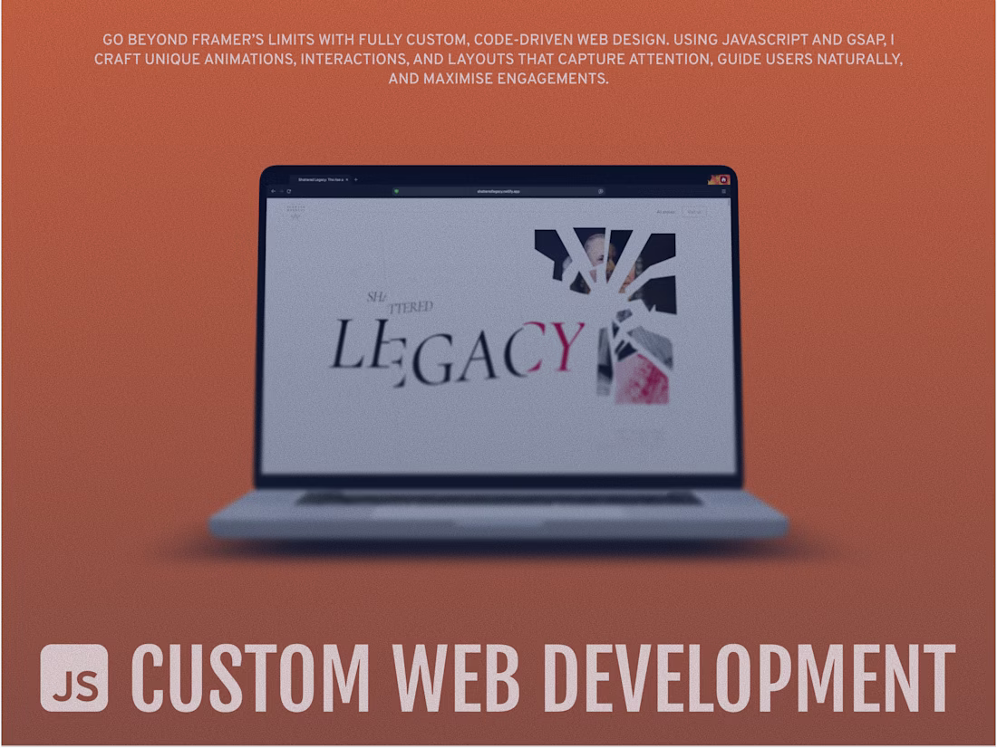 Cover image for Custom HTML, CSS & Javascript Website