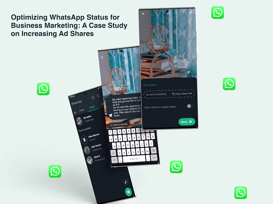 Cover image for Optimizing WhatsApp Status for Business Marketing: A Case Study 