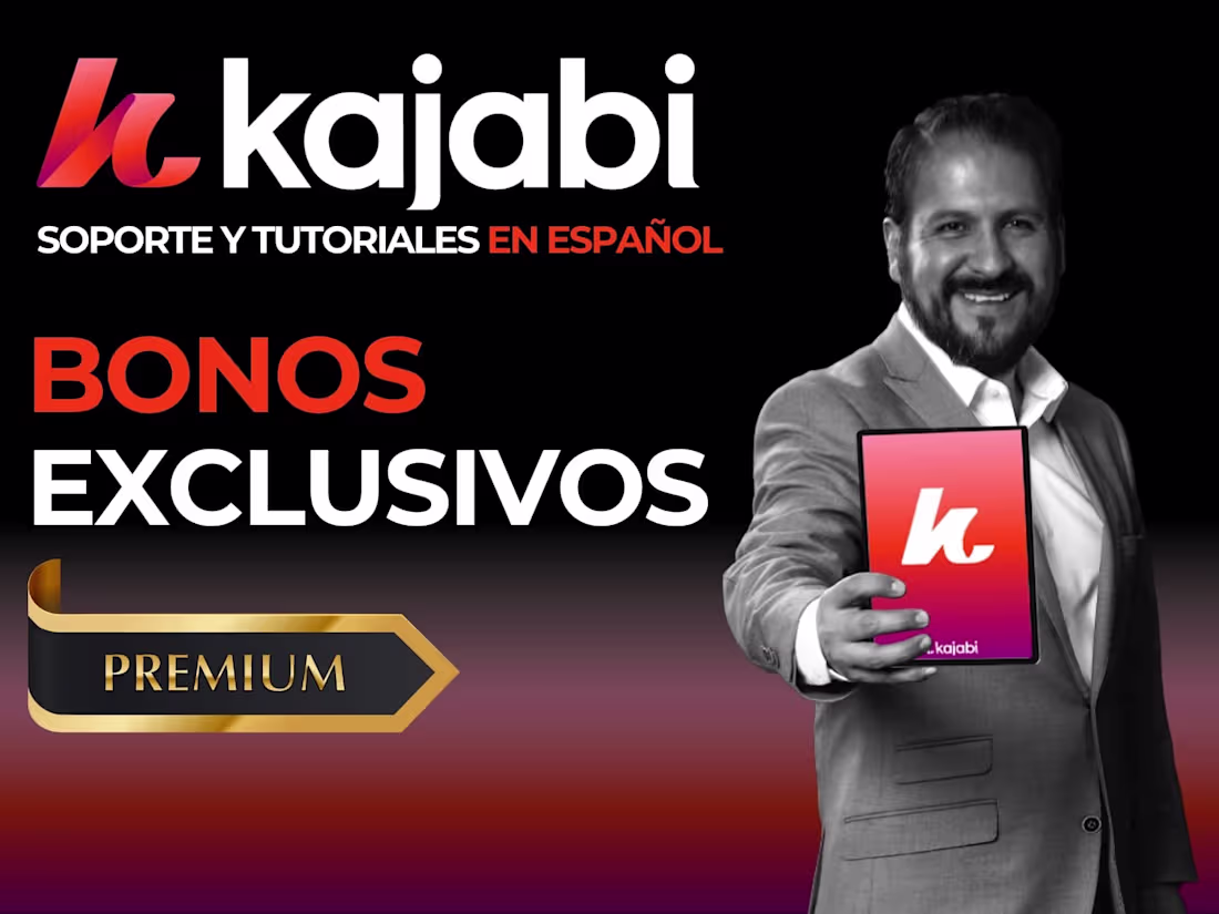 Cover image for 🎁 Bonos EXCLUSIVOS al acceder Kajabi en Español - YouTube