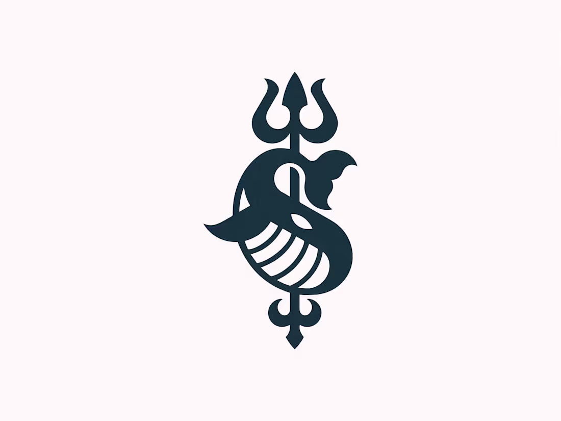 Cover image for Whale and trident logo design for purchase Exclusive ready-m...