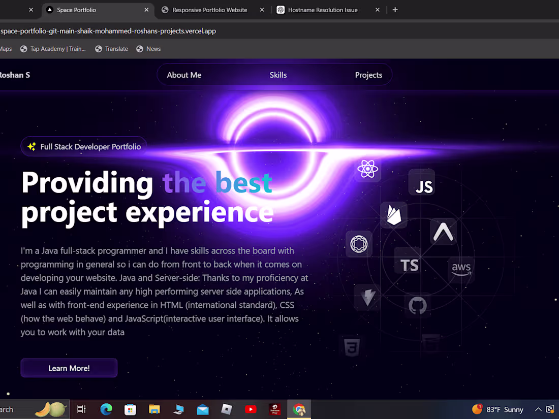 Cover image for My portfolio