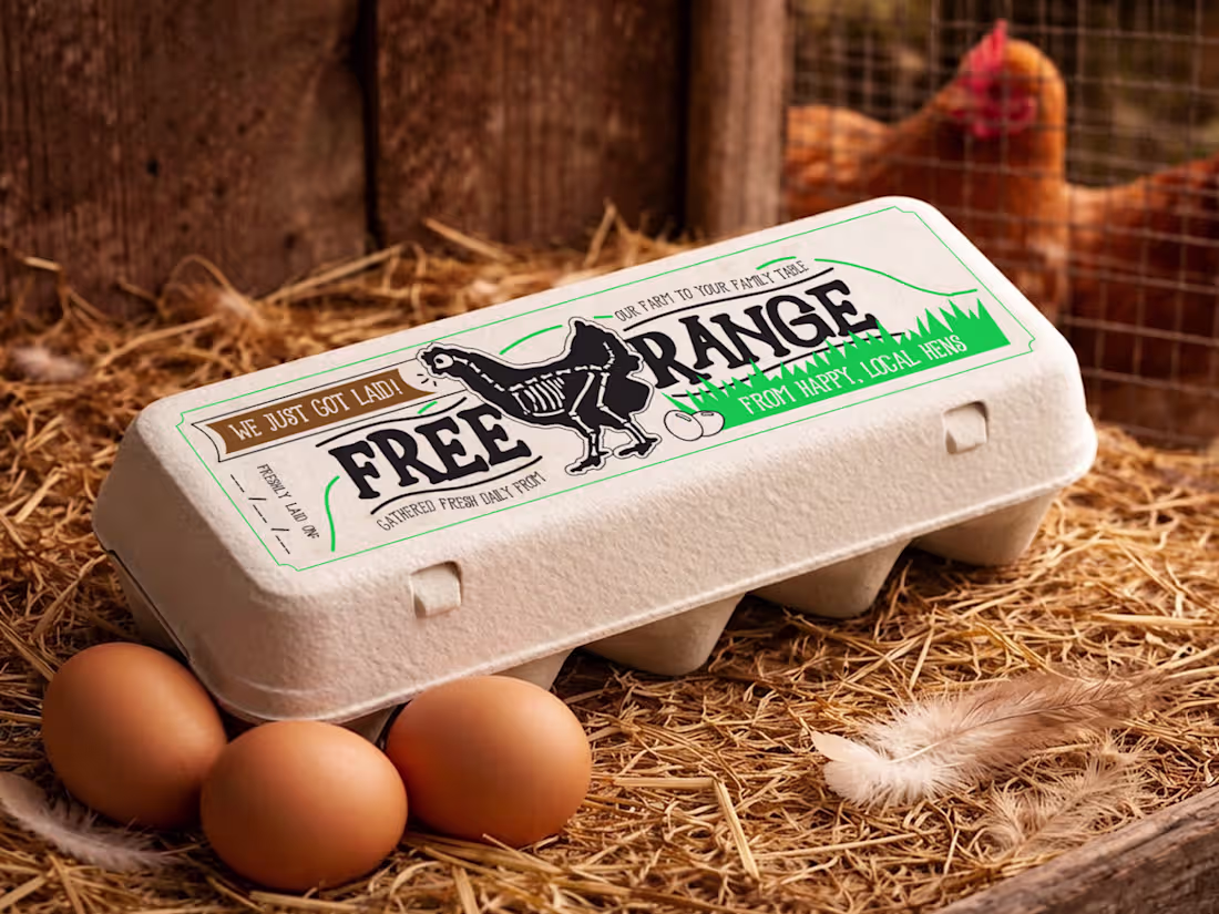 Cover image for Egg packaging for a local