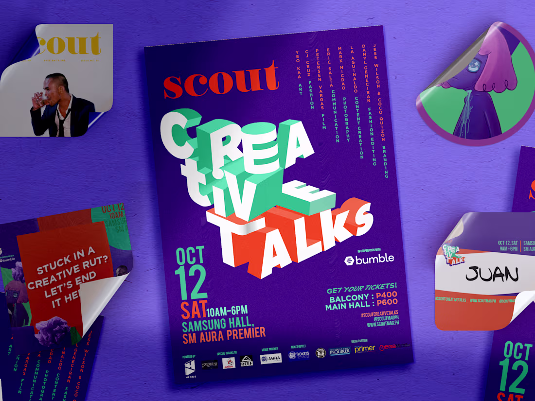 Cover image for Scout Creative Talks Event Collaterals