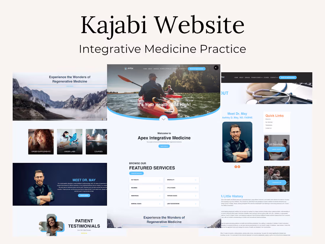 Cover image for Custom Kajabi Website Design