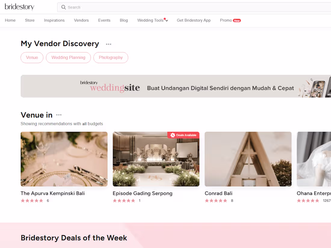 Cover image for Bridestory: The Most Complete Wedding Vendor and Package