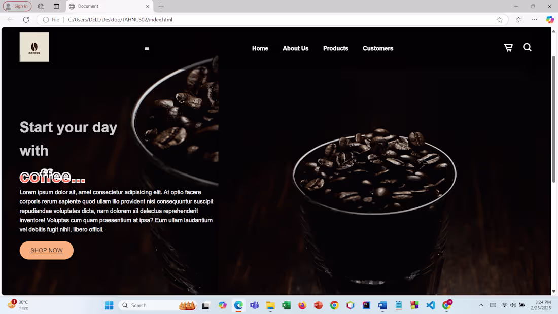 Cover image for sample homepage