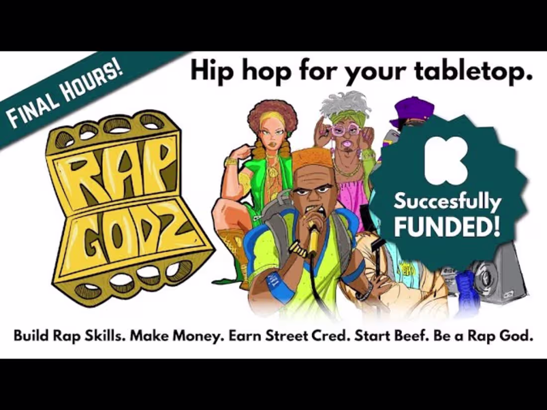 Cover image for Rap Godz Board Game - Kickstarter