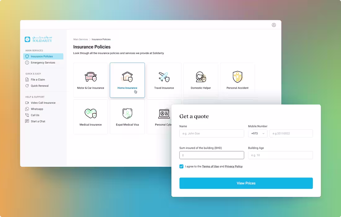Cover image for Insurance Portal Redesign 