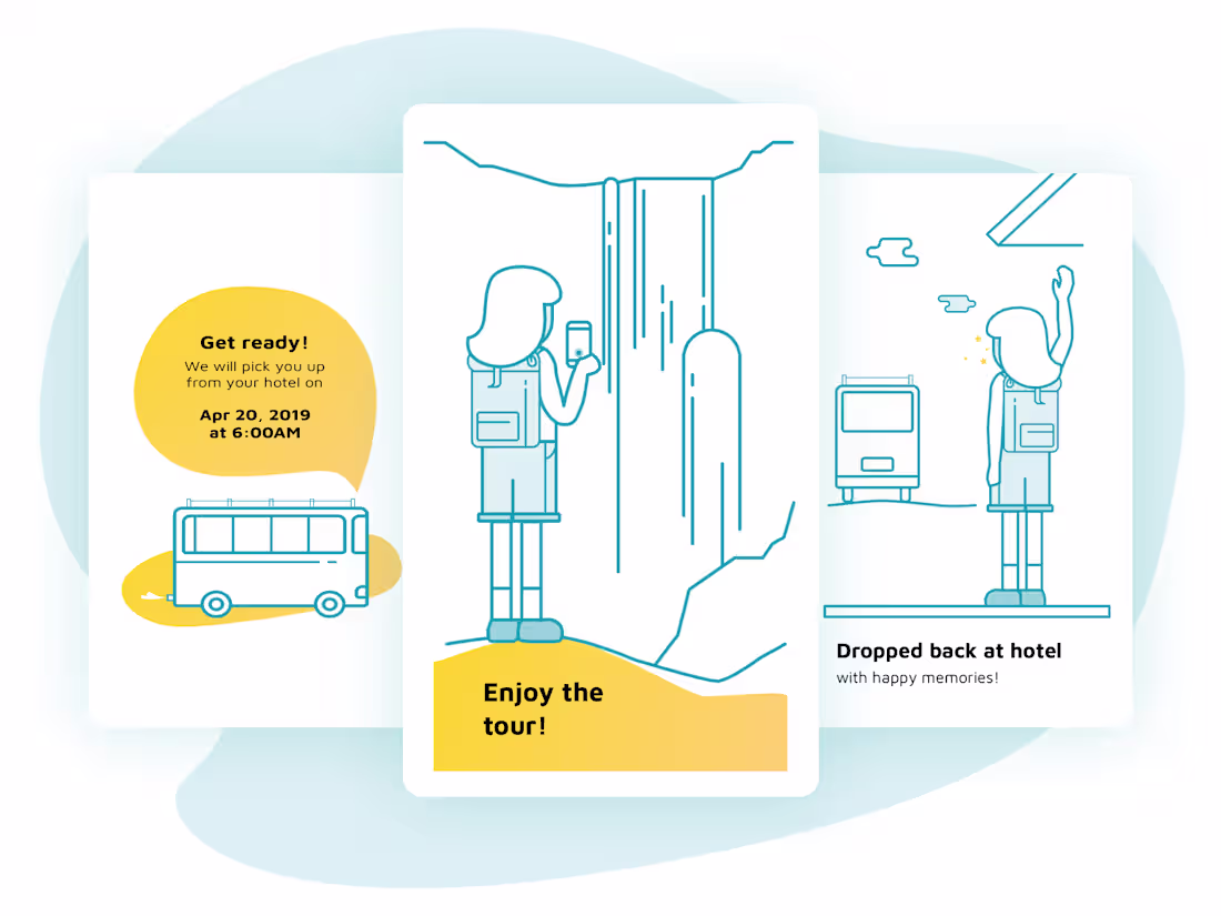 Cover image for How it works Illustrations for Been City