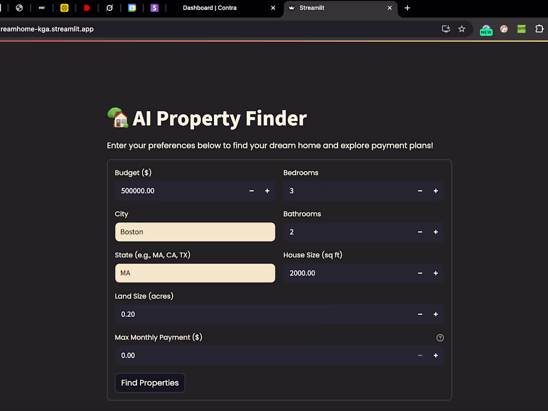 Cover image for DreamHome AI Property Recommendation Tool