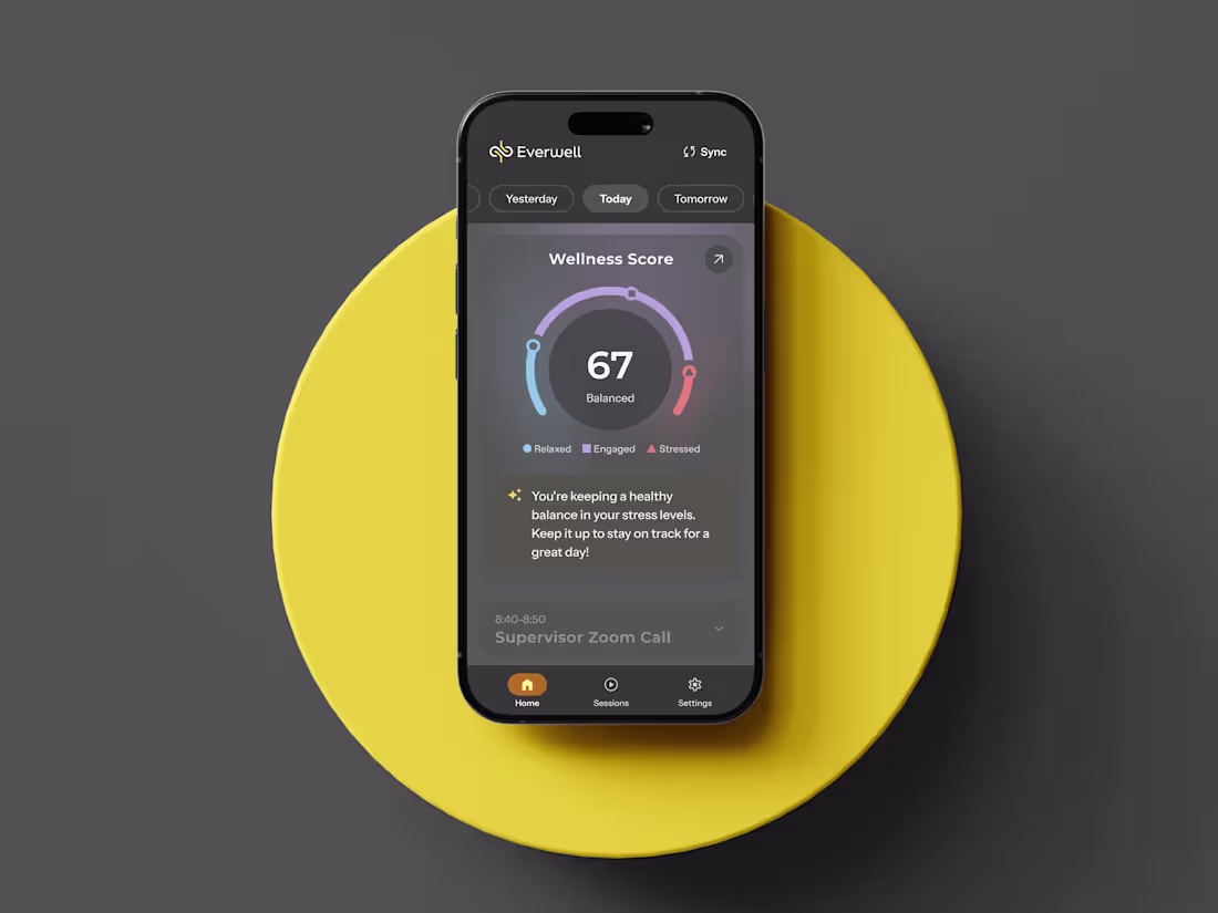 Cover image for Branding Everwell: Stress Management App