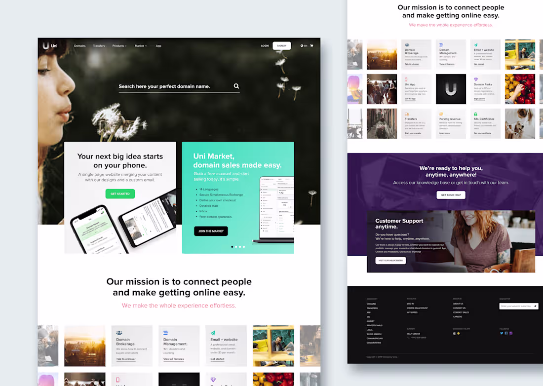 Cover image for Uniregistry App