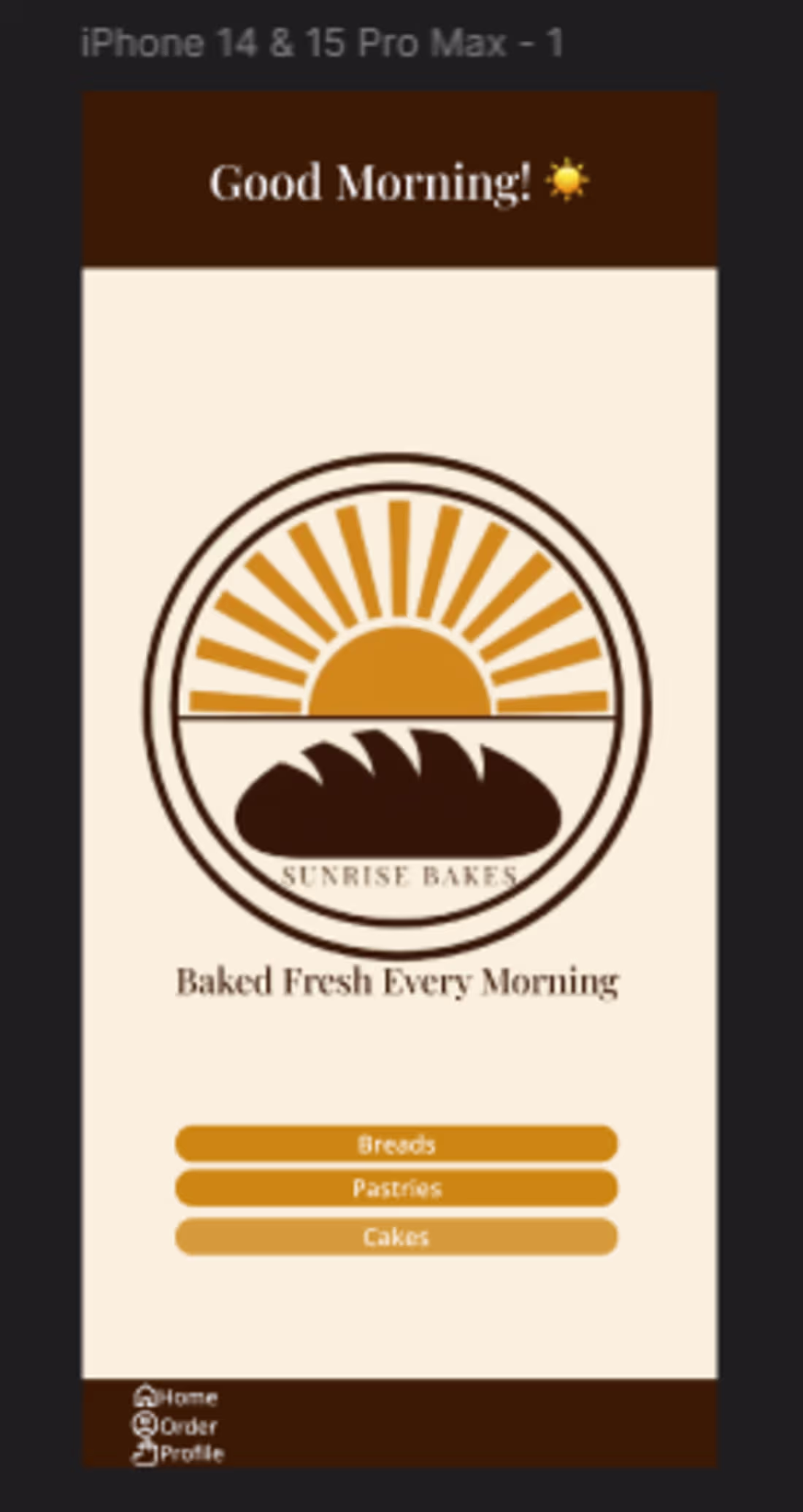 Cover image for Sunrise Bakes — Mobile App