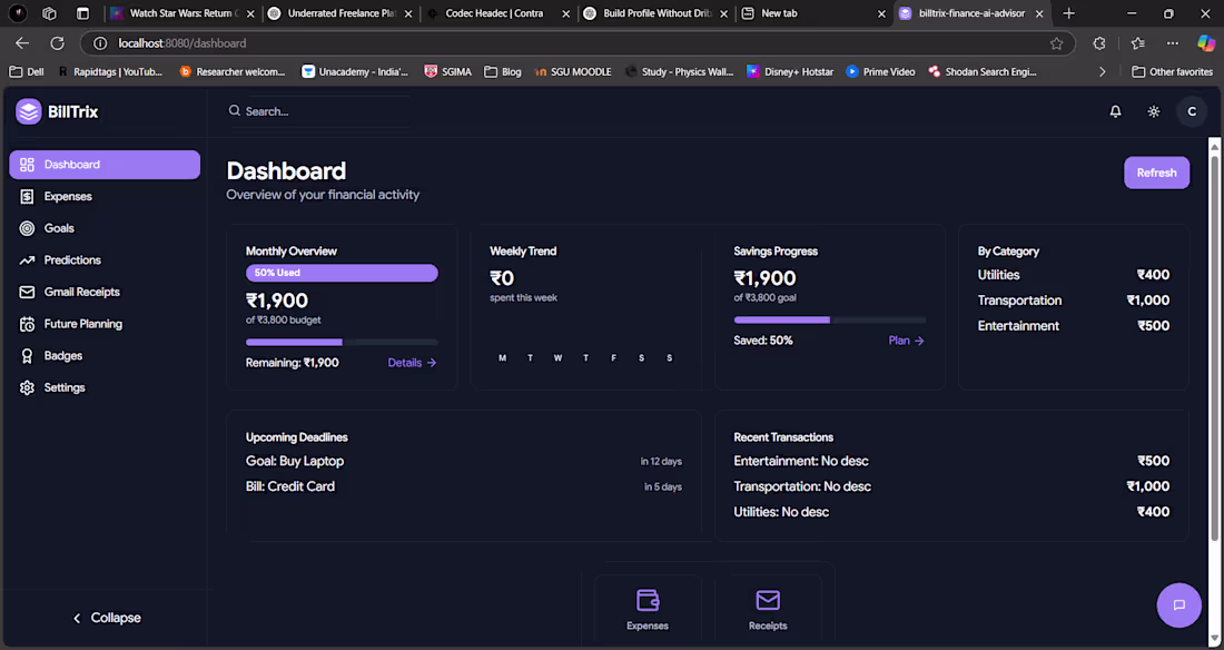 Cover image for BillTrix