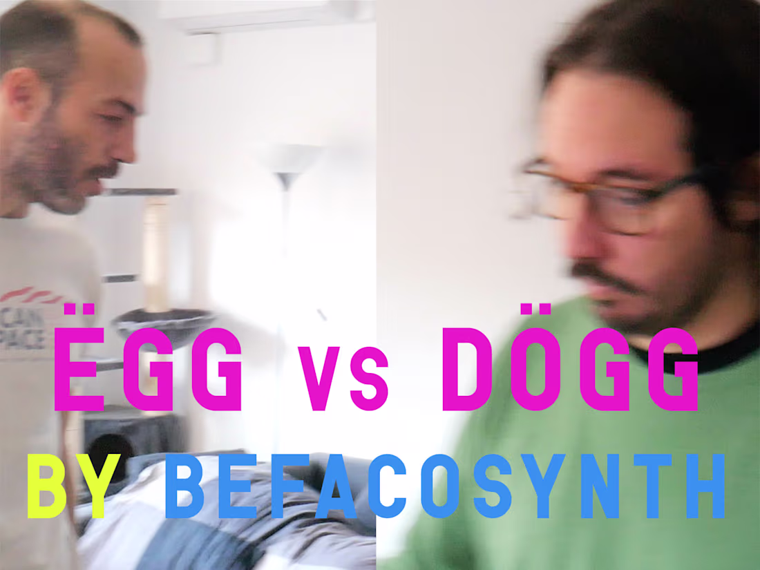 Cover image for Ëgg vs Dögg. Creación de un vinilo edición limitada, by synthvi…