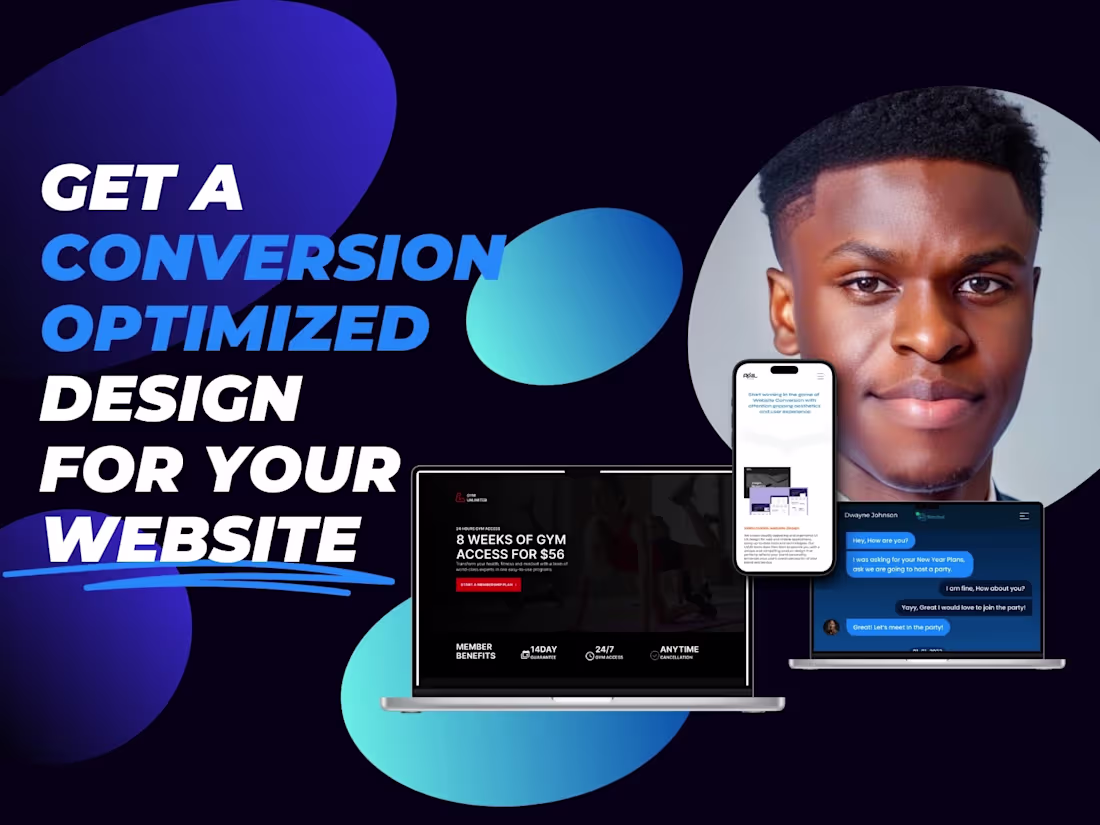 Cover image for I will create website design or UI UX design using figma
