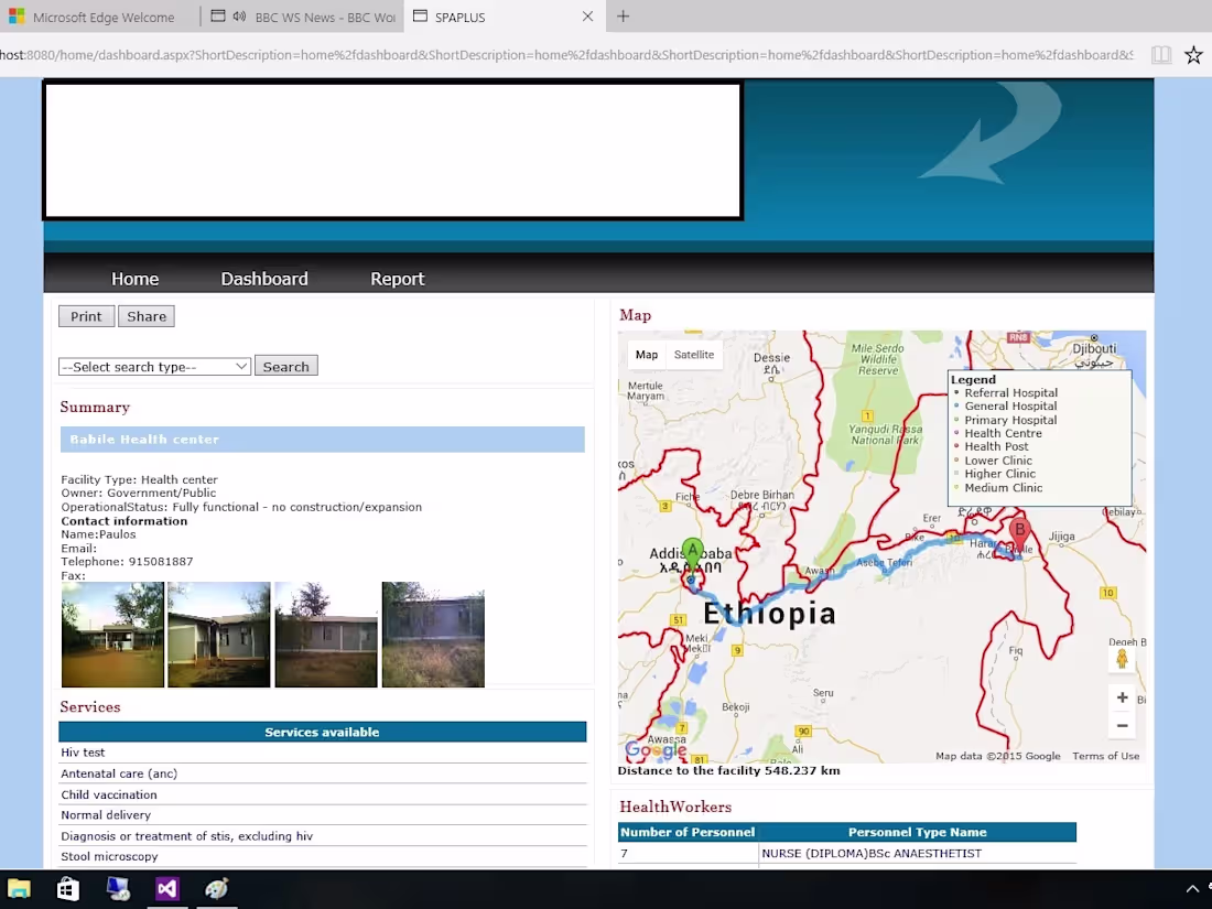 Cover image for The health facilities Service Provision Assessment plus (SPA+)