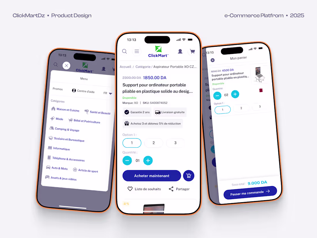 Cover image for Clean and modern design for an e-commerce platform. ✅ Crisp ...