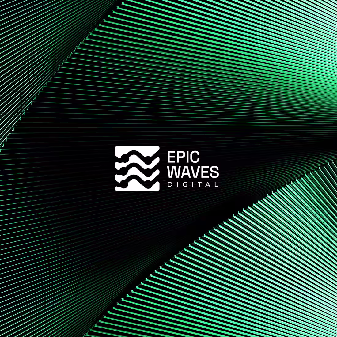 Cover image for Logo Design For Epic Waves Digital 