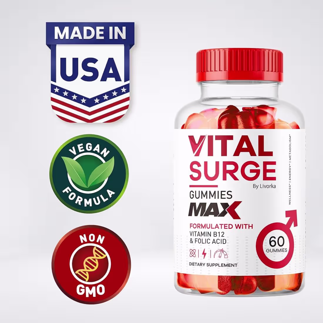 Cover image for Vital Surge Testo Gummies - WORTH THE HYPE?????