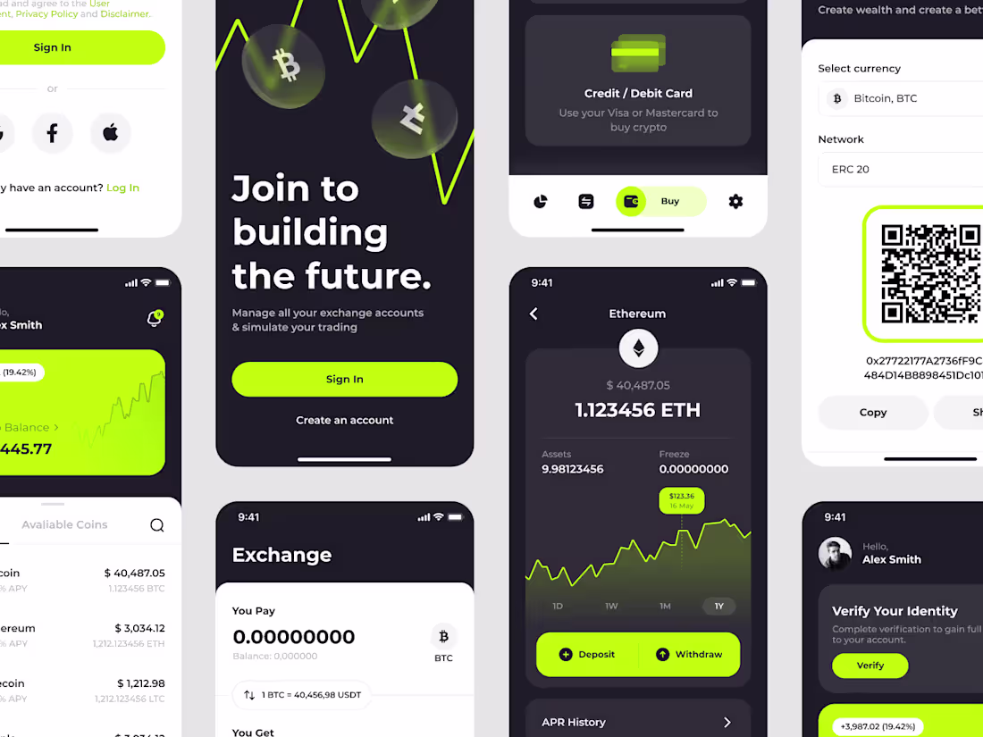 Cover image for Crypto Wallet - Mobile App