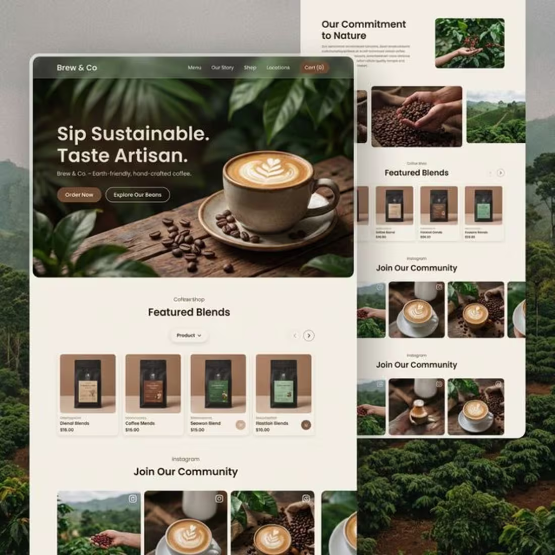 Cover image for AI-Powered Landing Page: Brew &