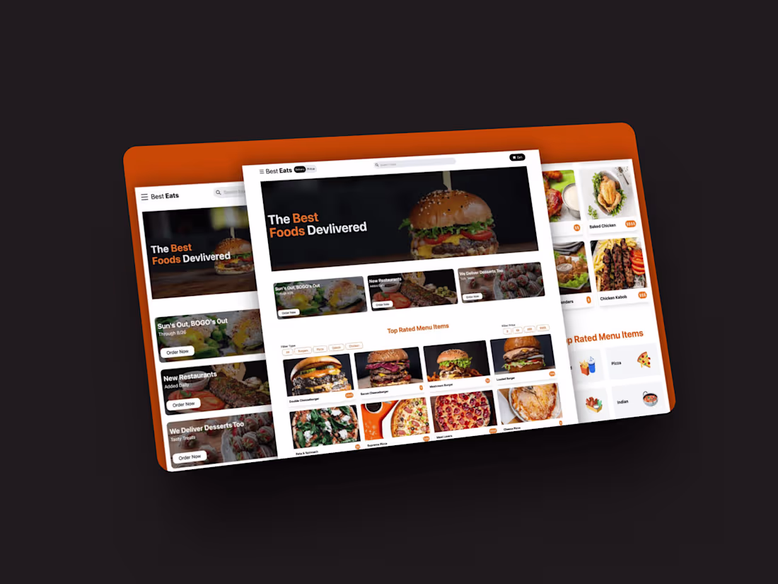 Cover image for Custom Food Website
