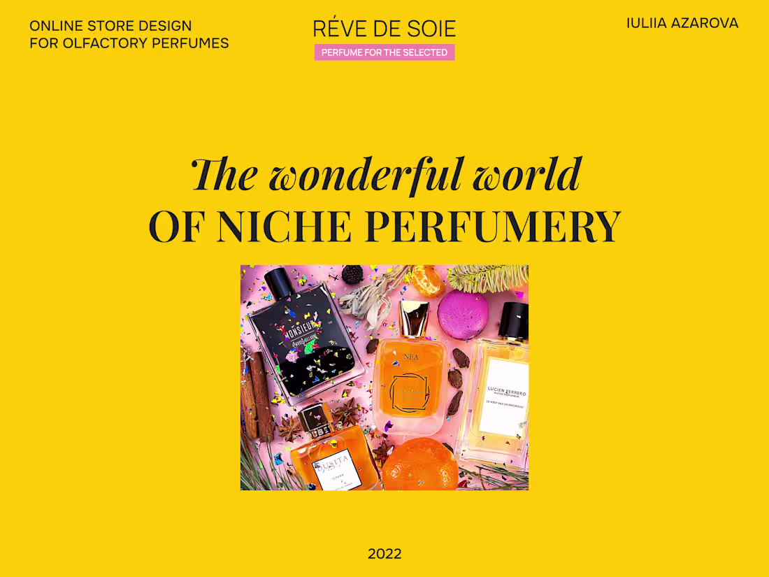 Cover image for Perfume Store E-commerce Website Design