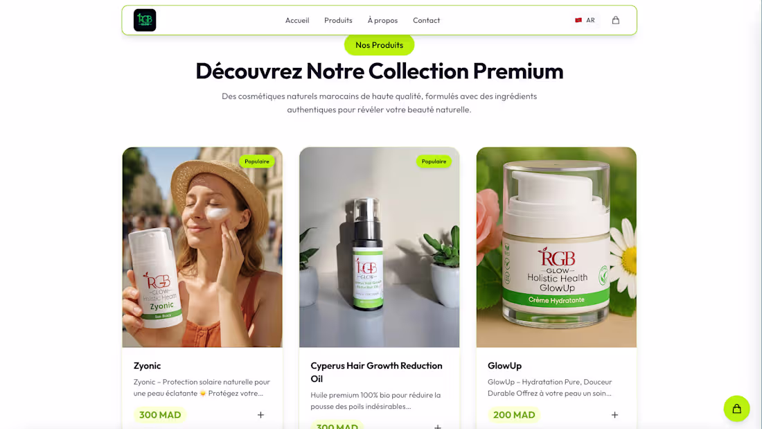 Cover image for RGB Glow | Cosmetics E-commerce

Full