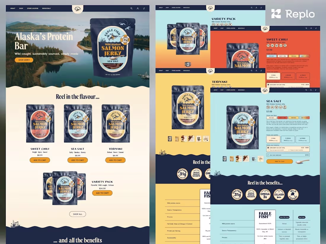 Cover image for Replo - Shopify Website Build | Colors & States