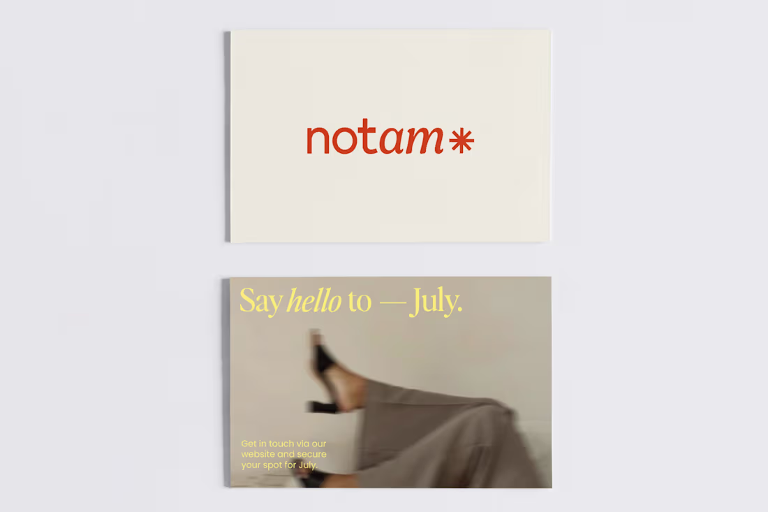 Cover image for Studio Notam 💻 Brand Identity Design
