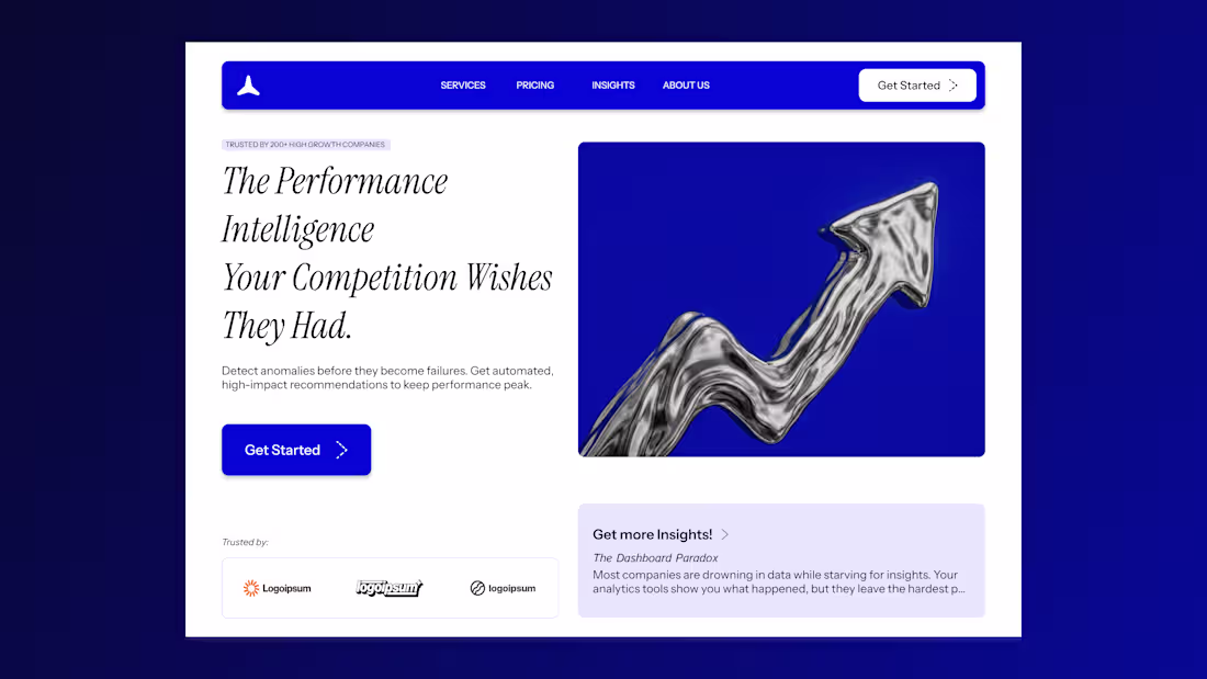 Cover image for Clean and intentionally designed. #webdesign #figma #framer