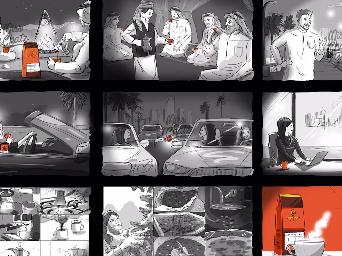 Cover image for Jazean Coffee Storyboard
