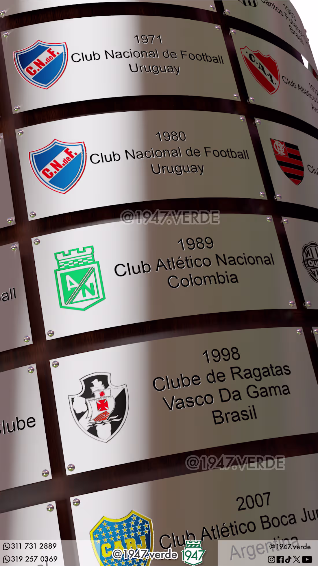Cover image for Copa Libertadores Trophy - "Chapitas"